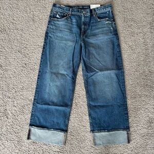 NWT American Eagle Stovepipe Jeans | Relaxed Straight / Wide Leg Size 14/32